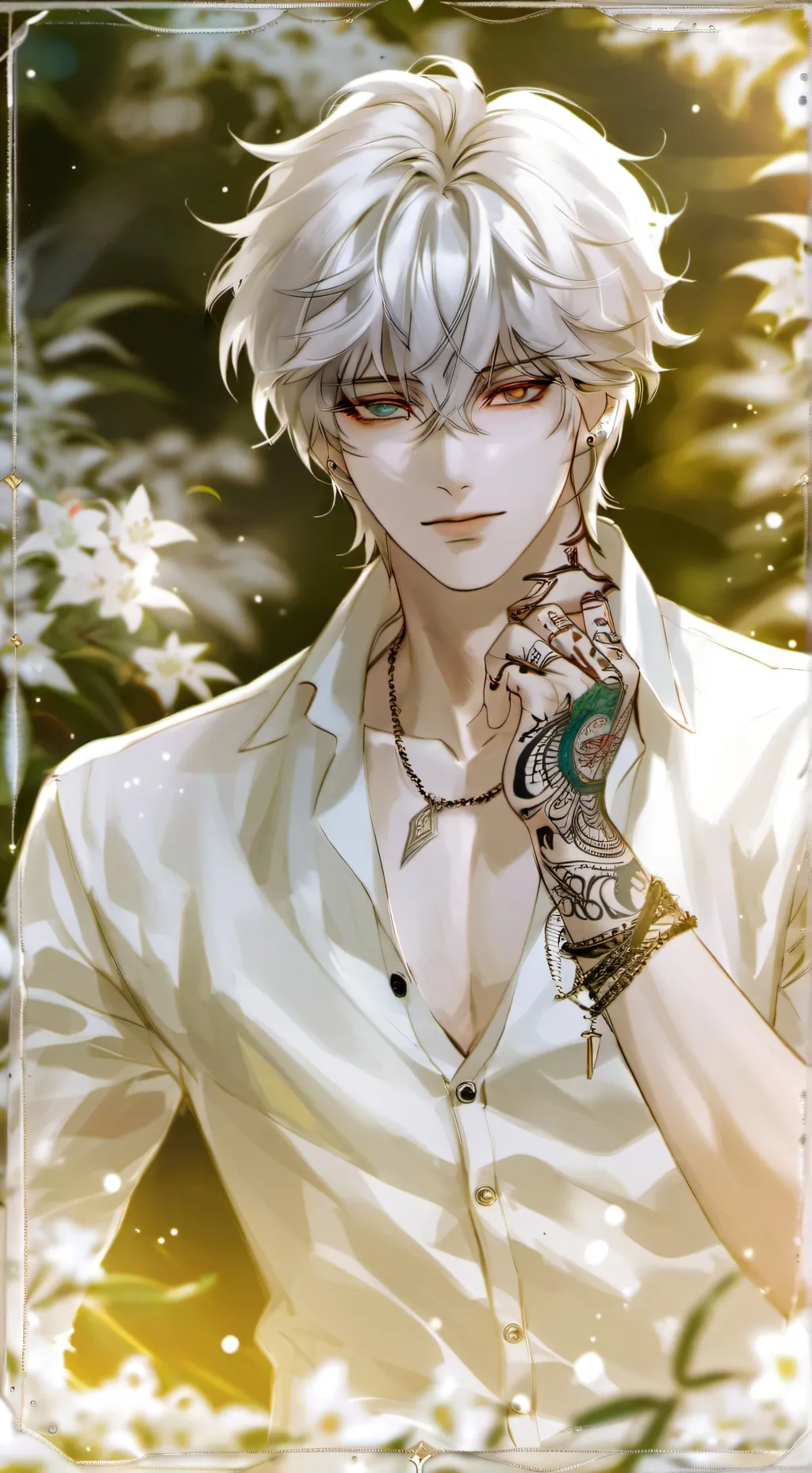 ai character: Leon background