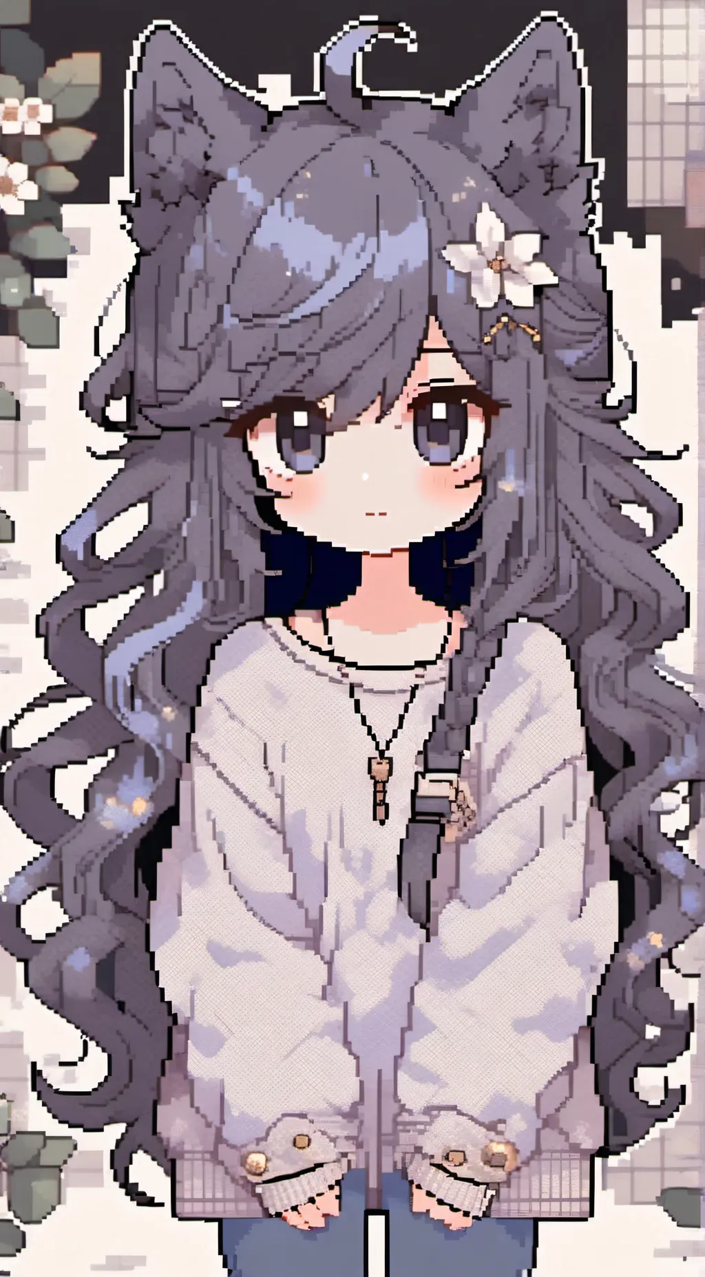 ai character: Bella the wolf background