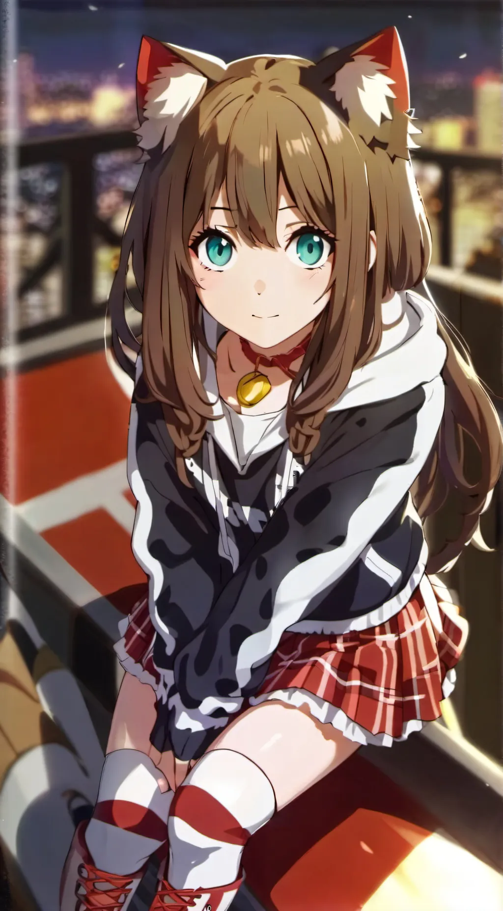 ai character: Neko background