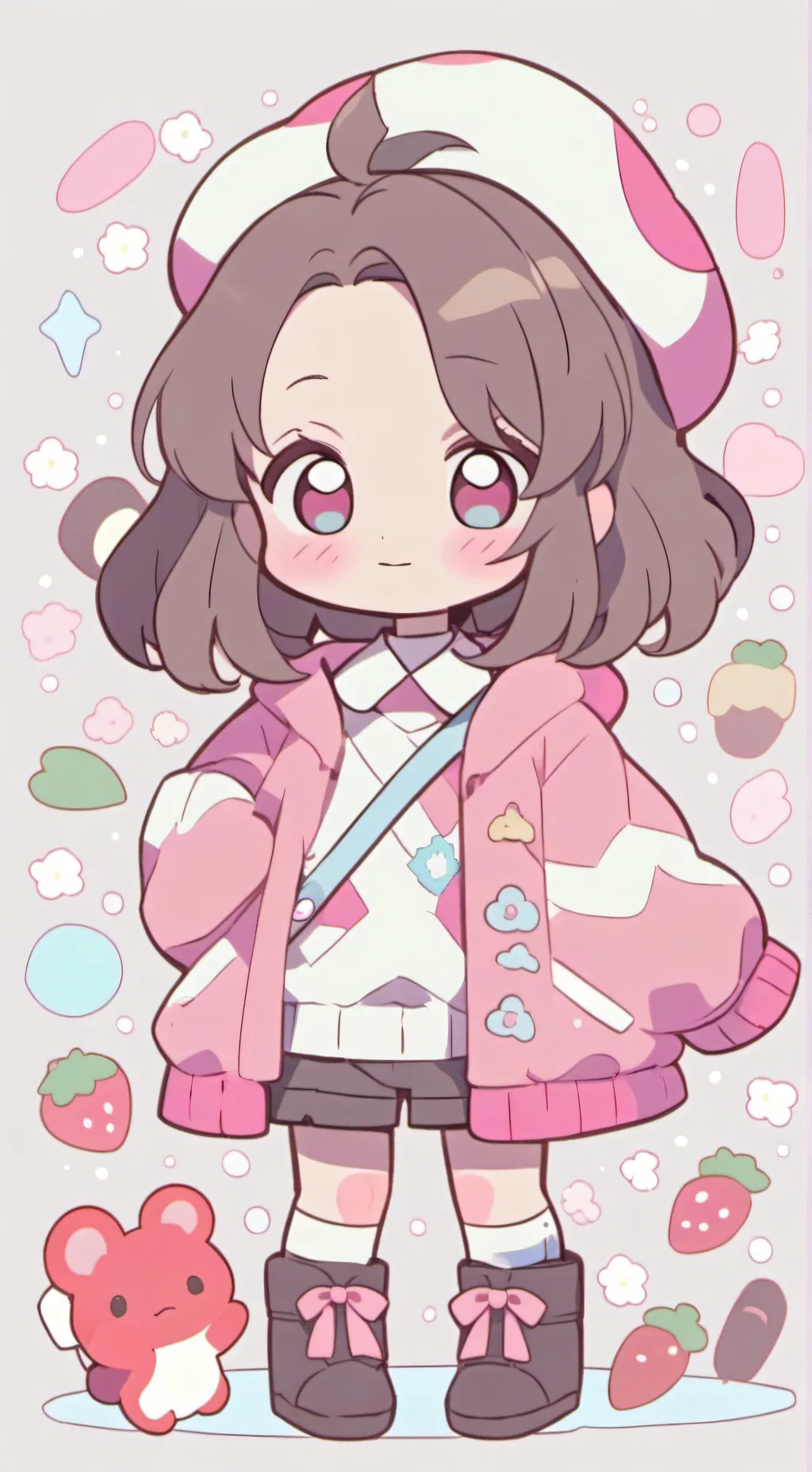 ai character: Ashley  background