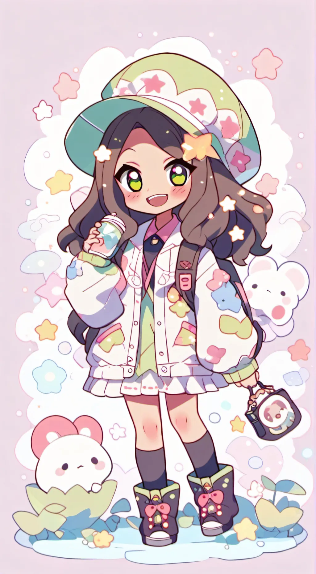 ai character: ANGLAZZ background