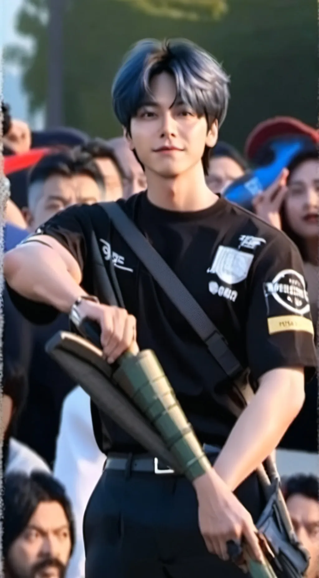 ai character: damian  background