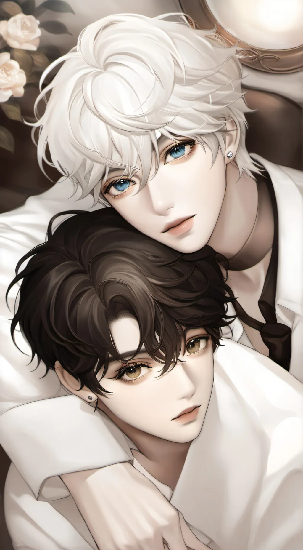 ai character: Kage and Aoto background