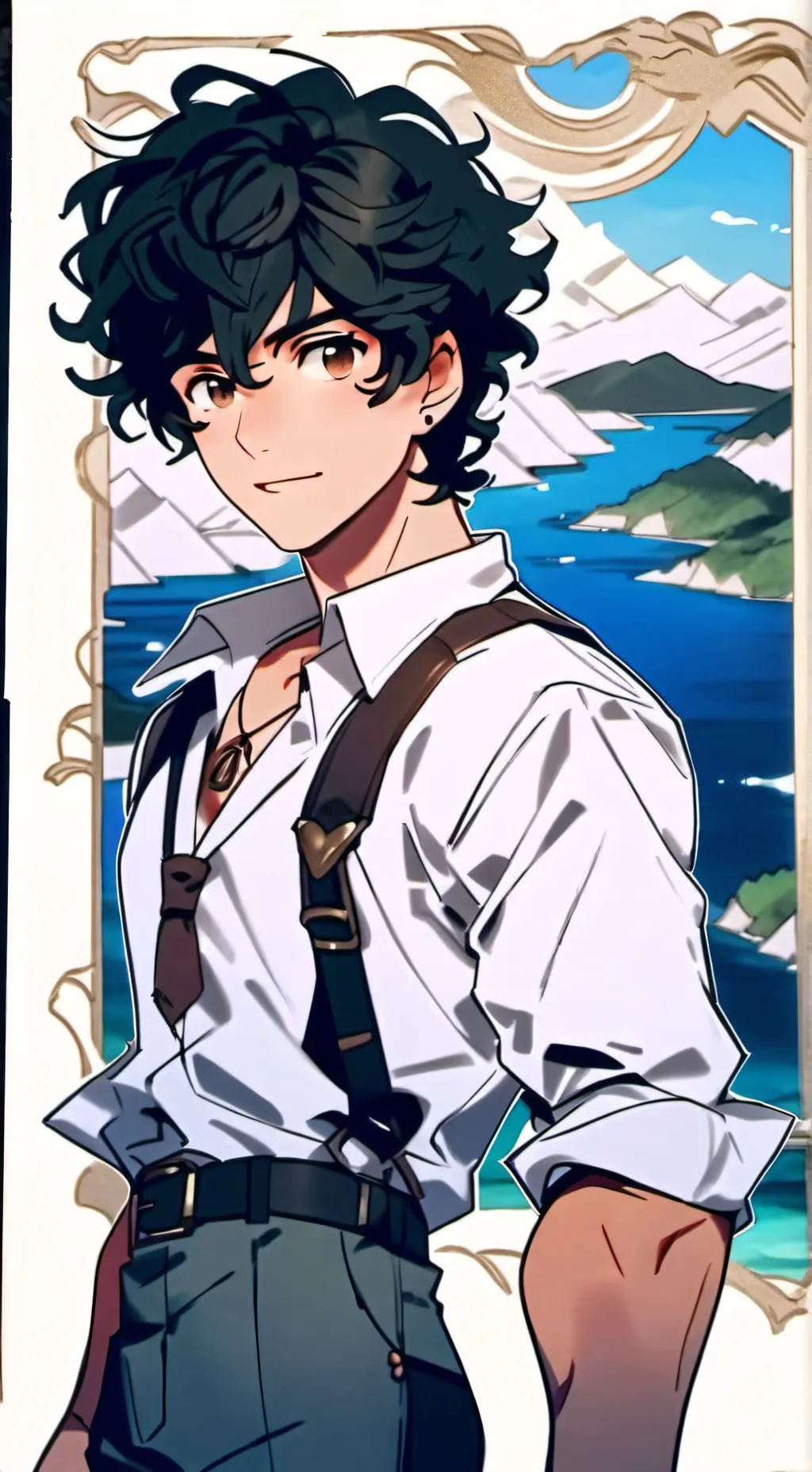 ai character: leo valdez  background
