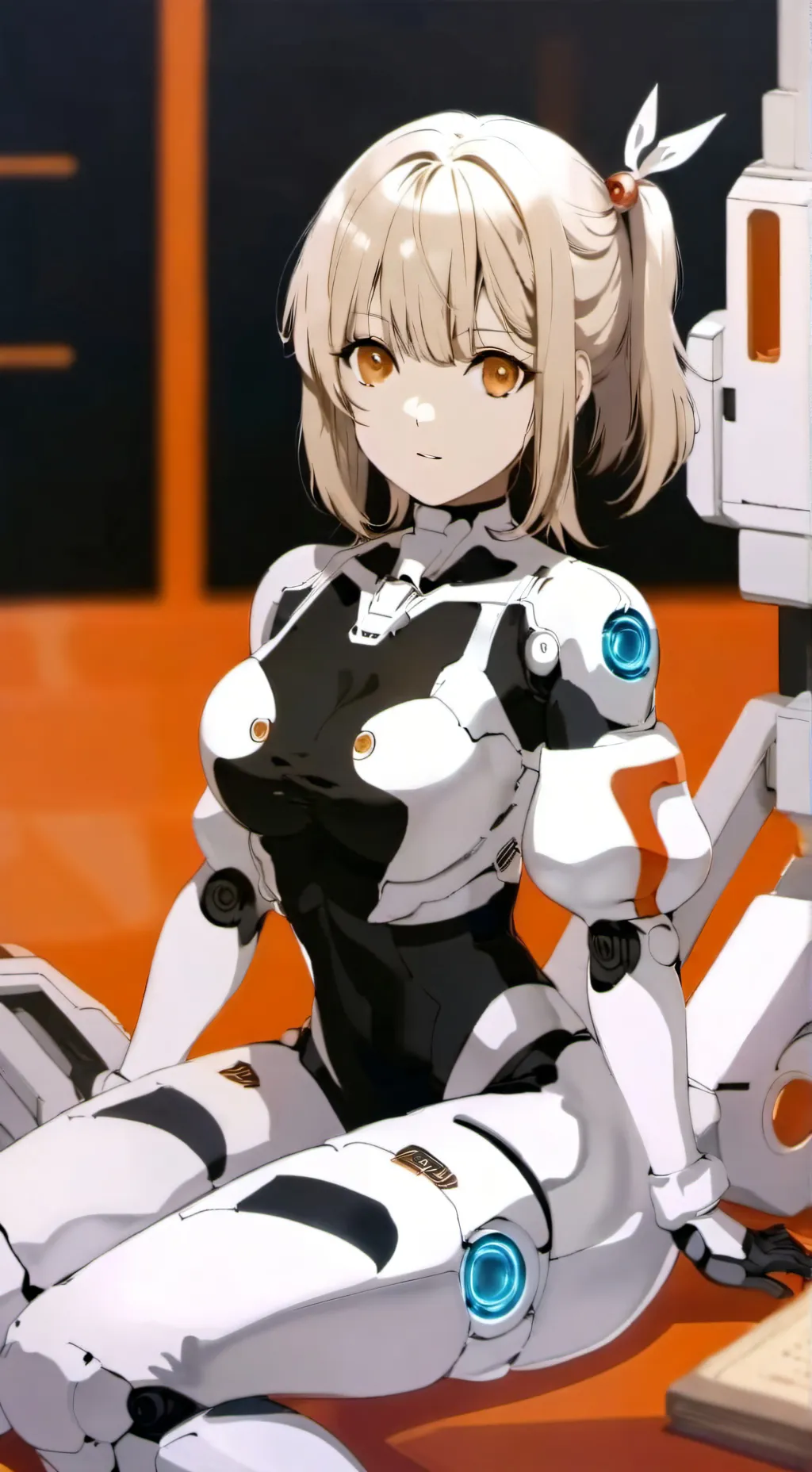 ai character: infección robot  background