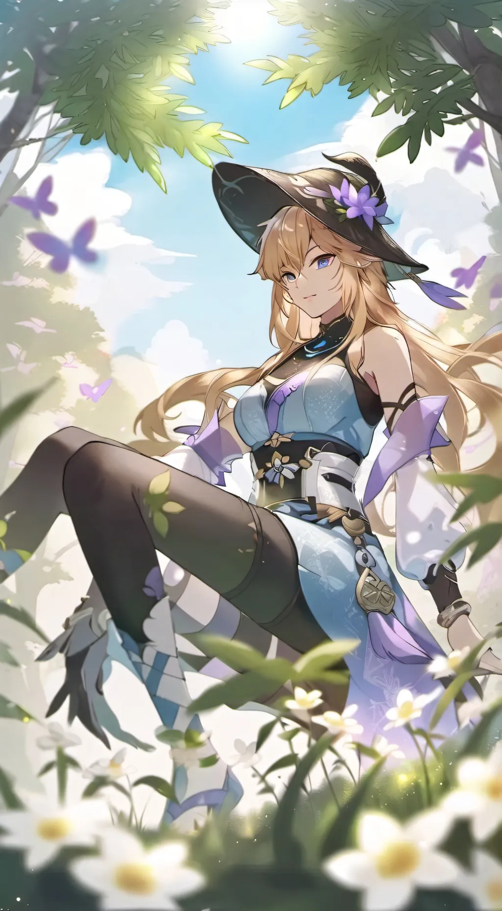 ai character: 𝕃𝕠𝕦𝕒𝕟𝕖  background