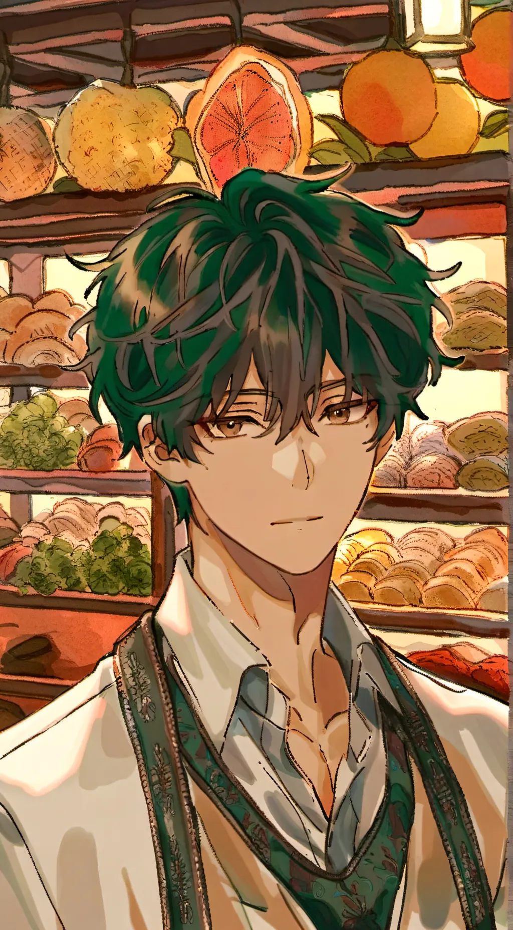 ai character: Sol background