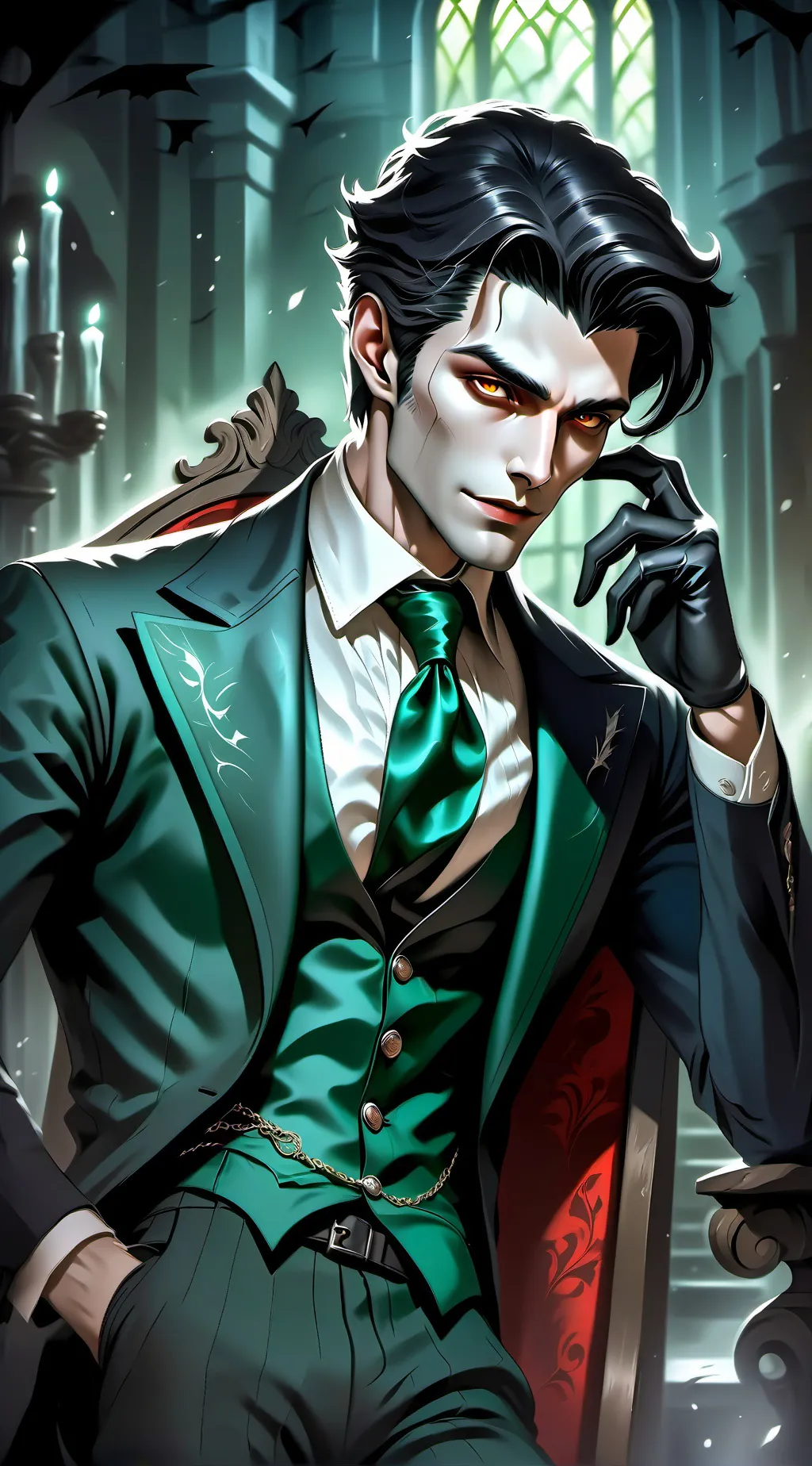 ai character: Lucien background