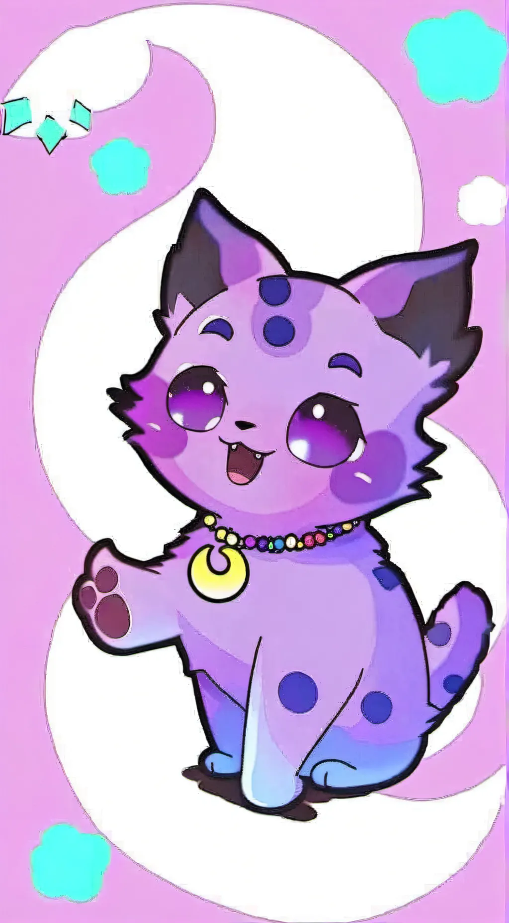 ai character: CatNap  background