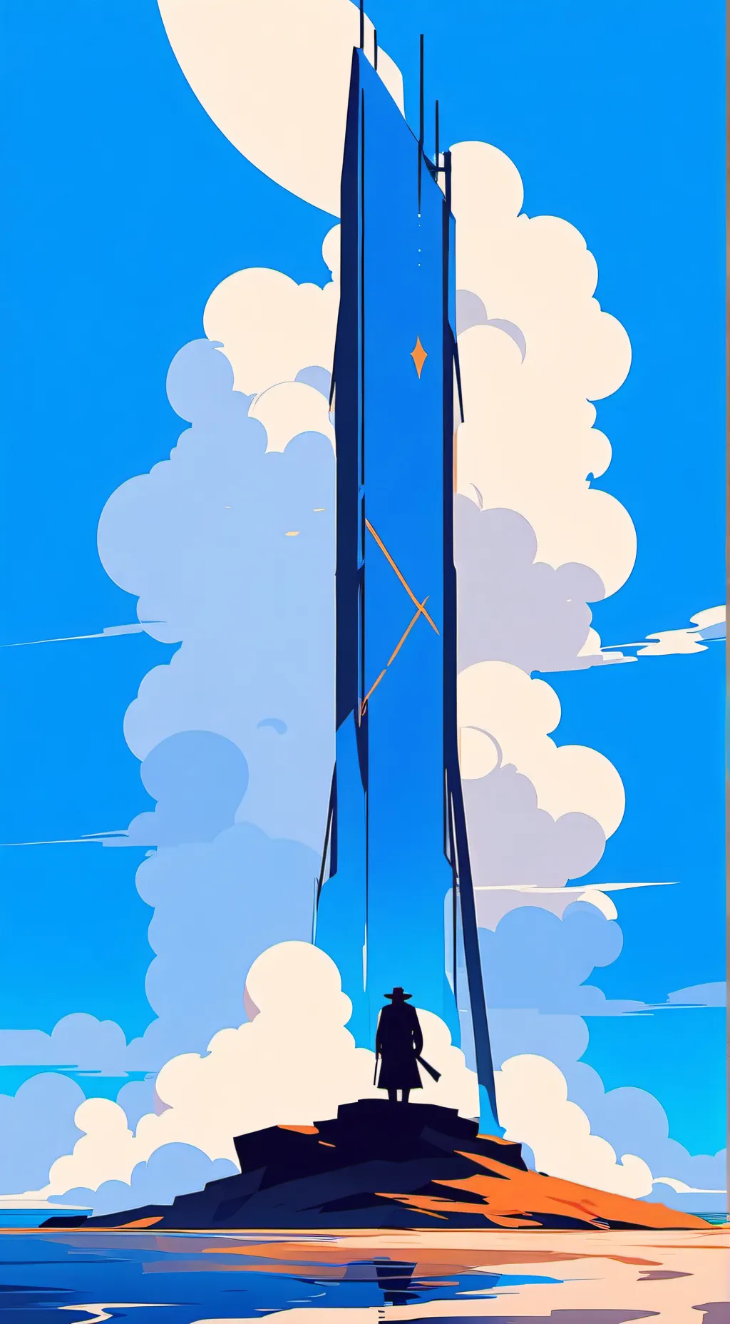 ai character: Azure time swap au background