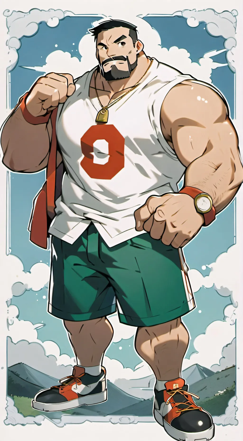 ai character: Omni man (pt 2) background