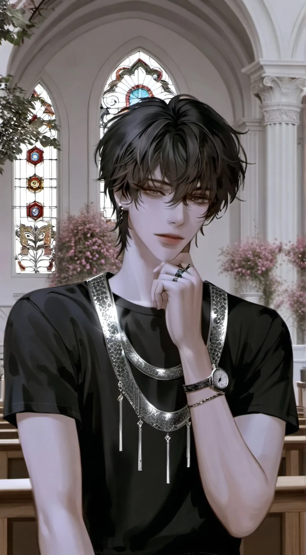 ai character: ༆ Maynor ༆ background