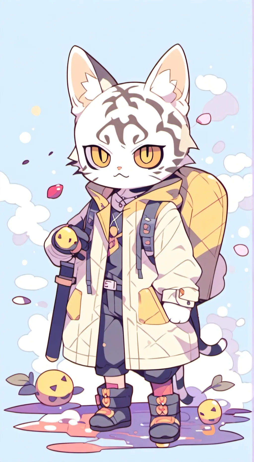 ai character: Morena Lambaré 2 background