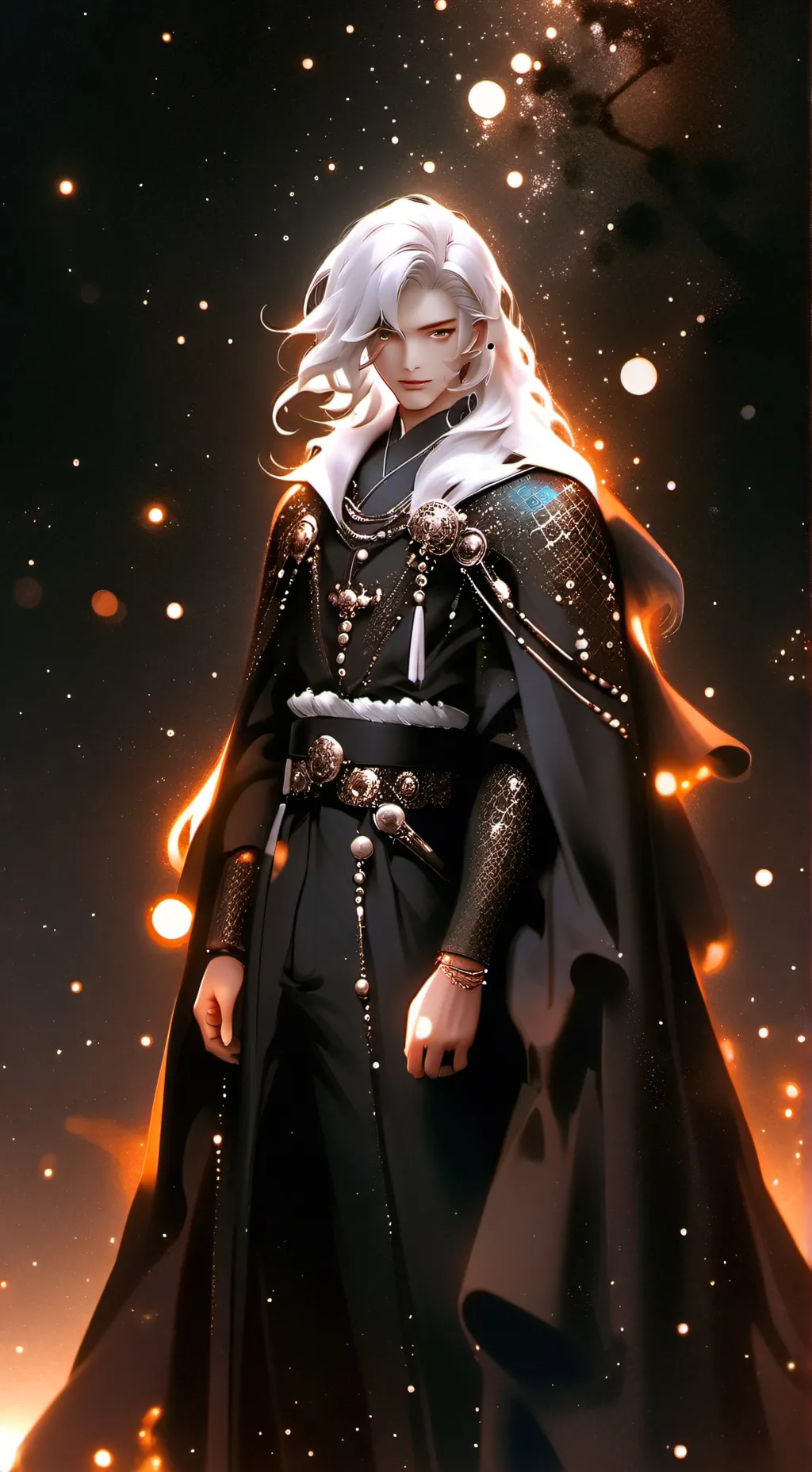 ai character: Darken background