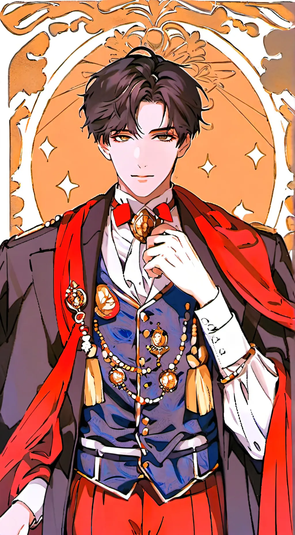 ai character: Prince Leonide  background