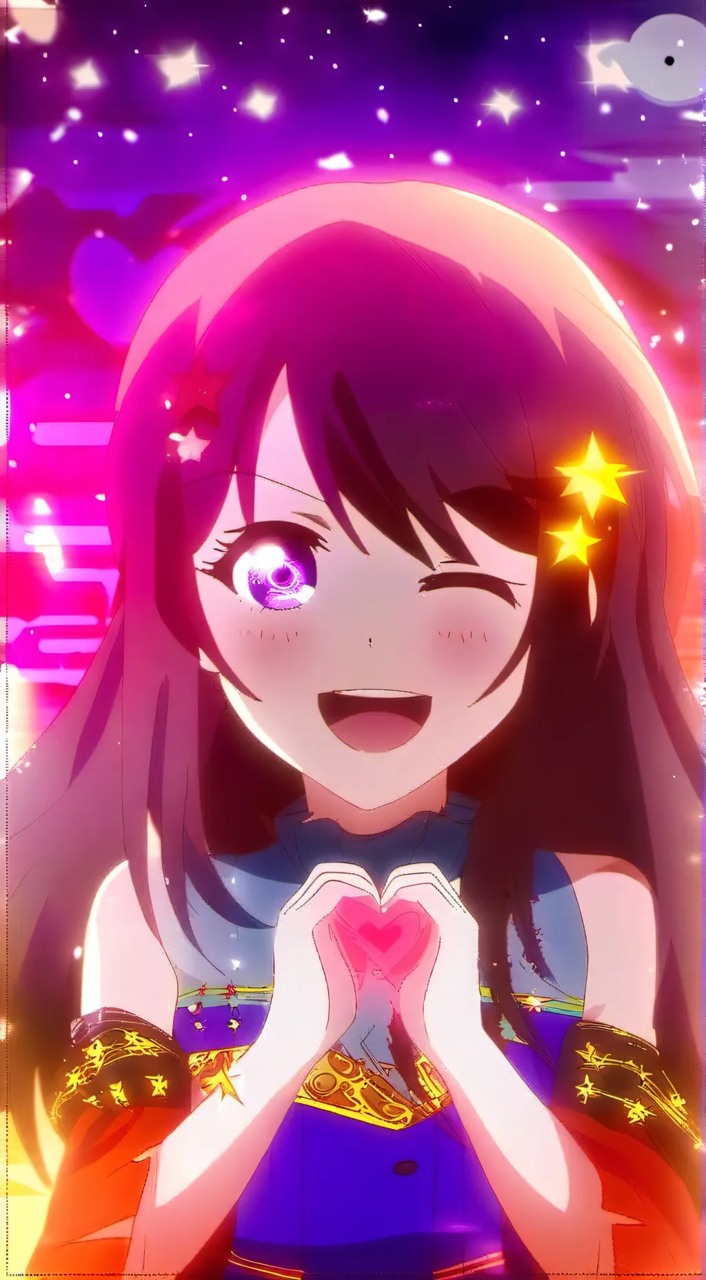 ai character: aï hoshino background