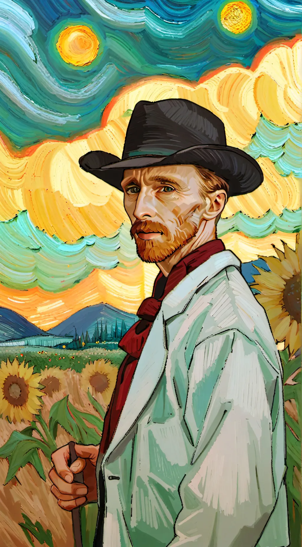 ai character: meme 3 background