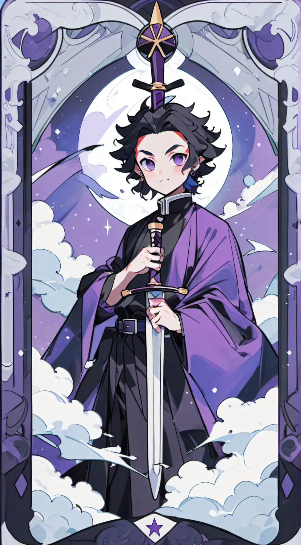 ai character: ☀️yoriimichi🌑 background