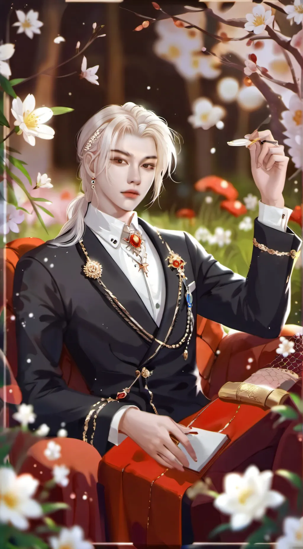 ai character: Lee Felix  background