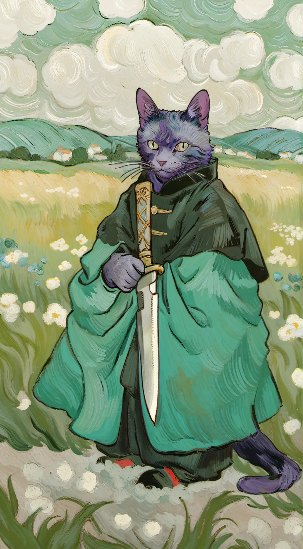 ai character: catnap but fandoms background