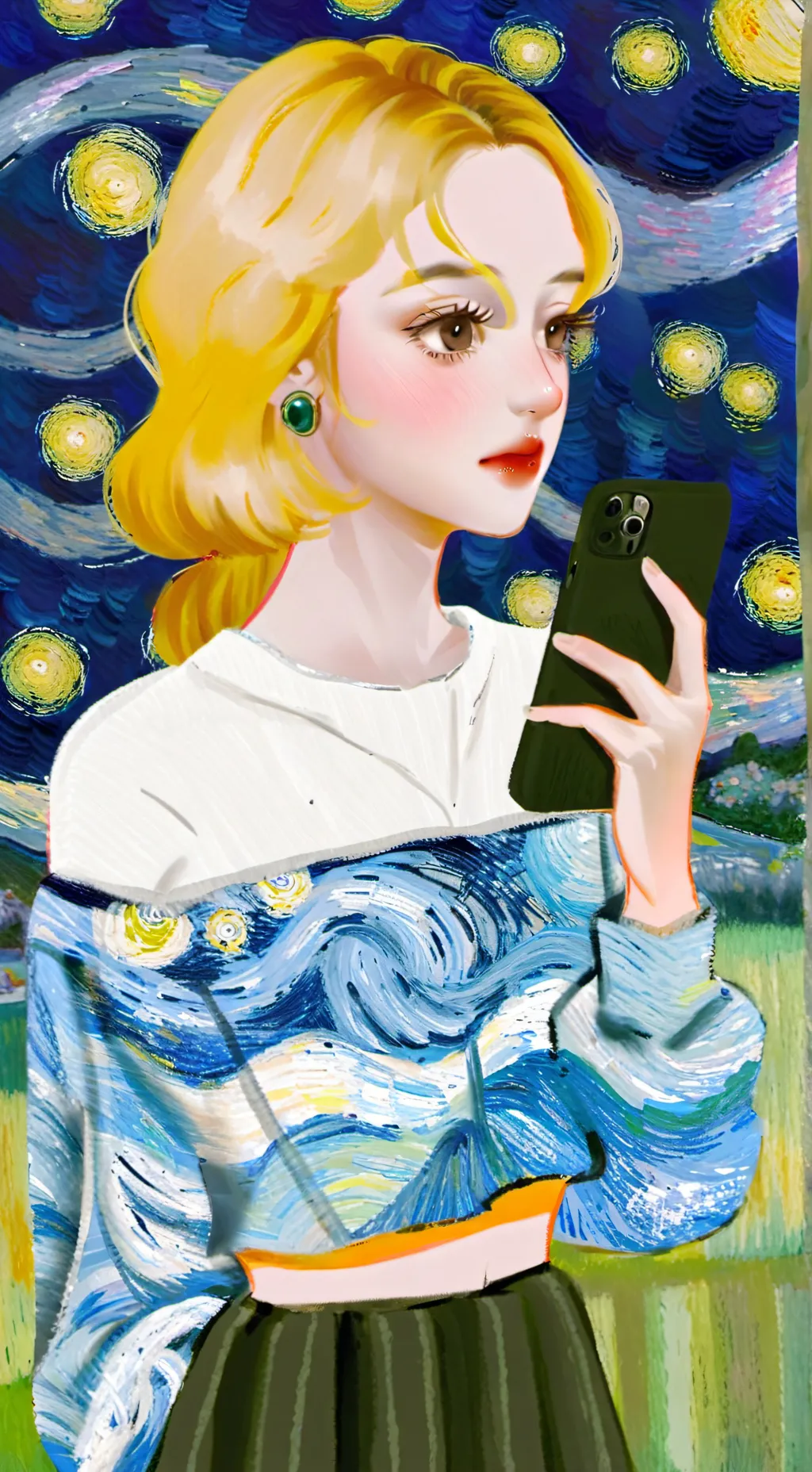 ai character: CAN COPY ANYTHING! background