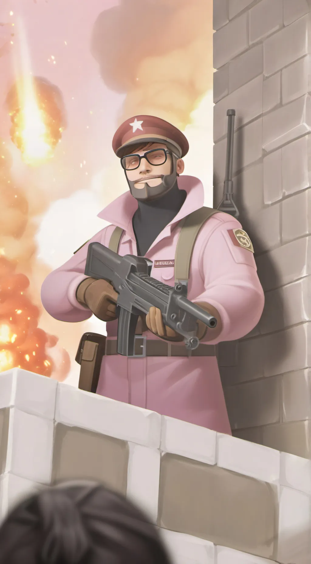 ai character: war with the monst background