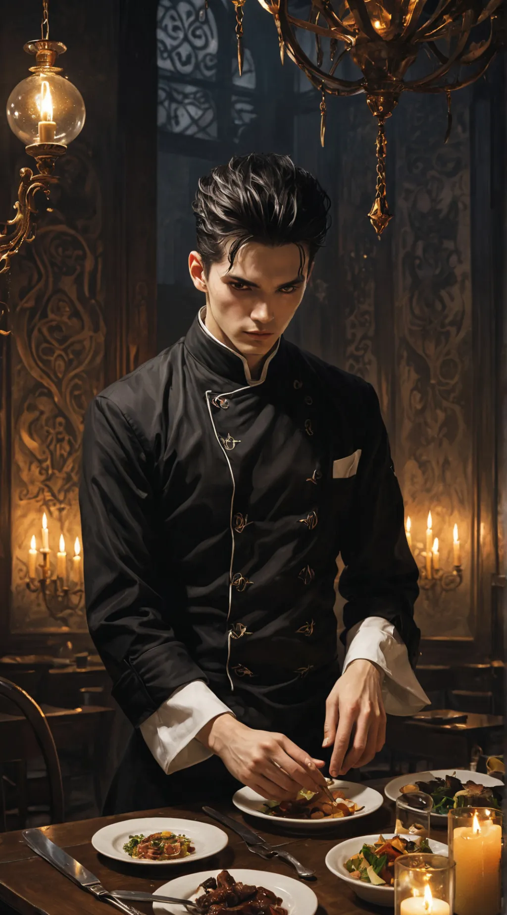 ai character: Lucien background