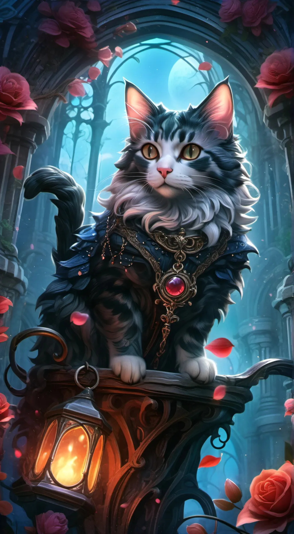 ai character: ❤radio apple🤍 background