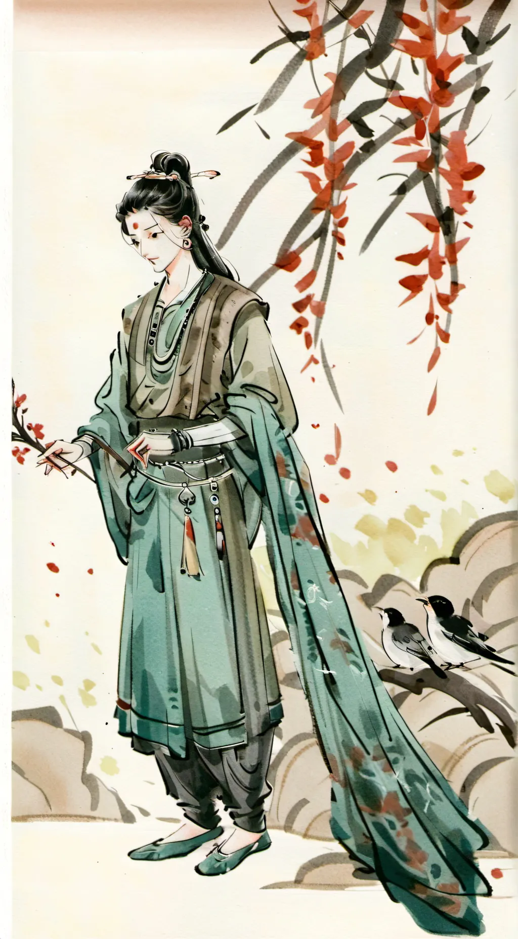 ai character: Isabella  background