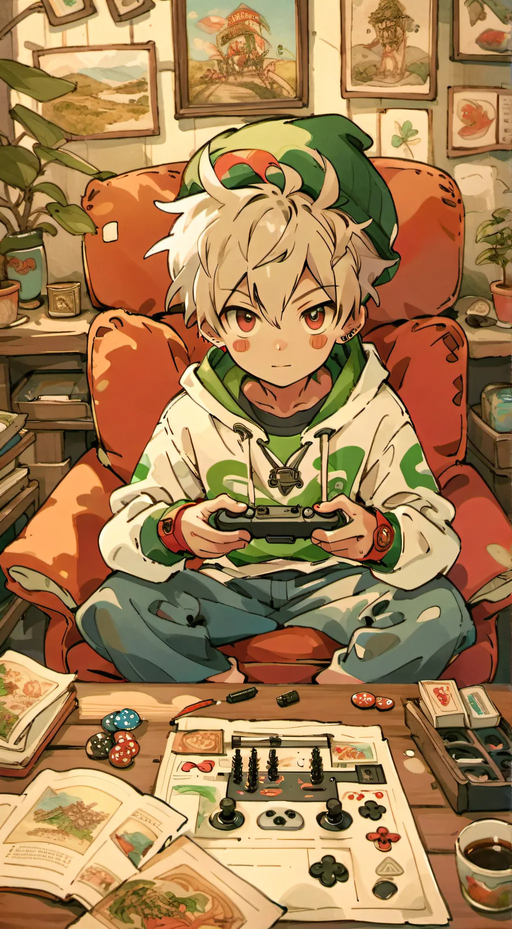 ai character: Robux scam obby background