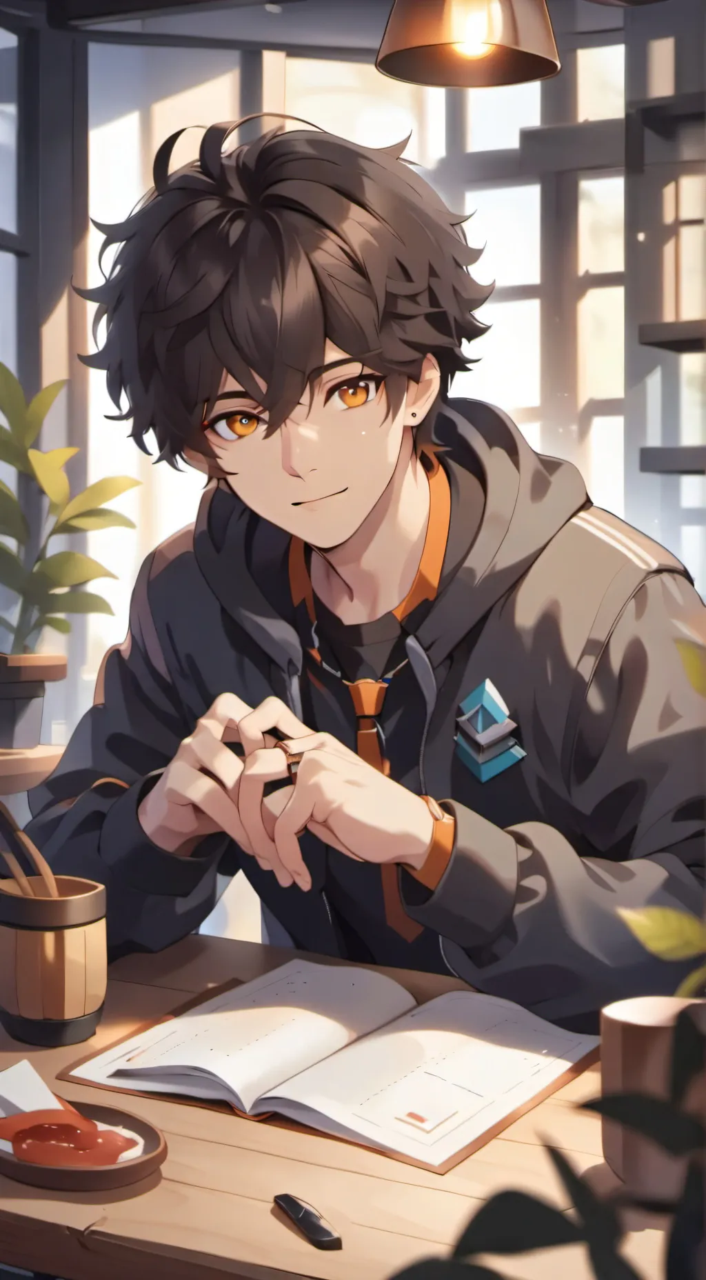 ai character: Alex  background