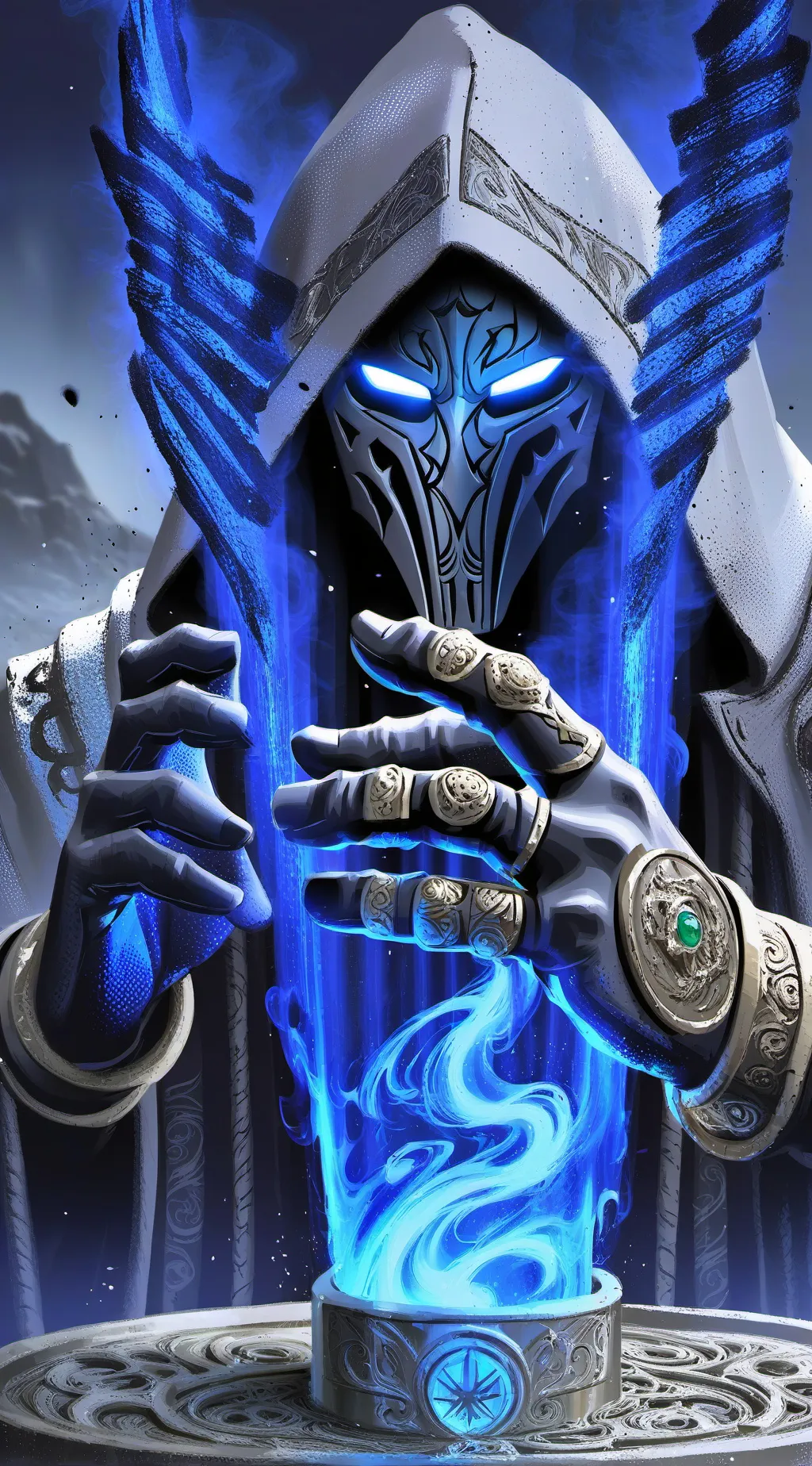 ai character: life or death background