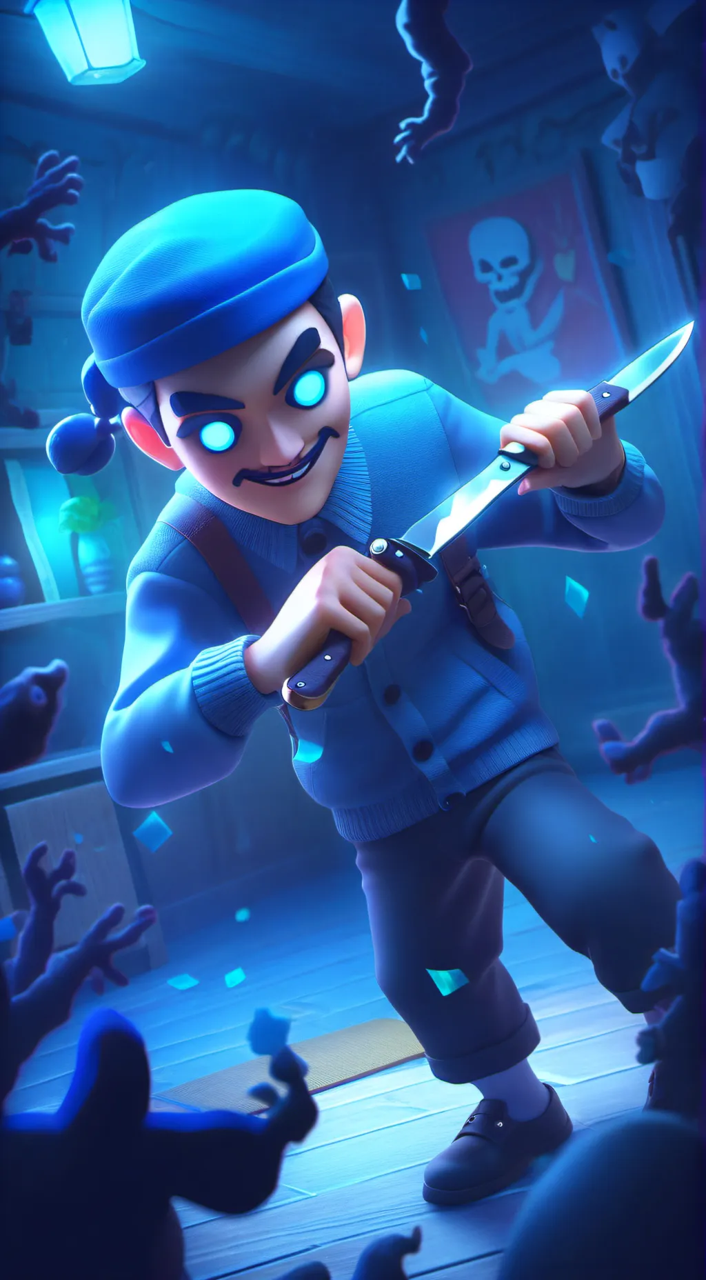 ai character: oren the killer background