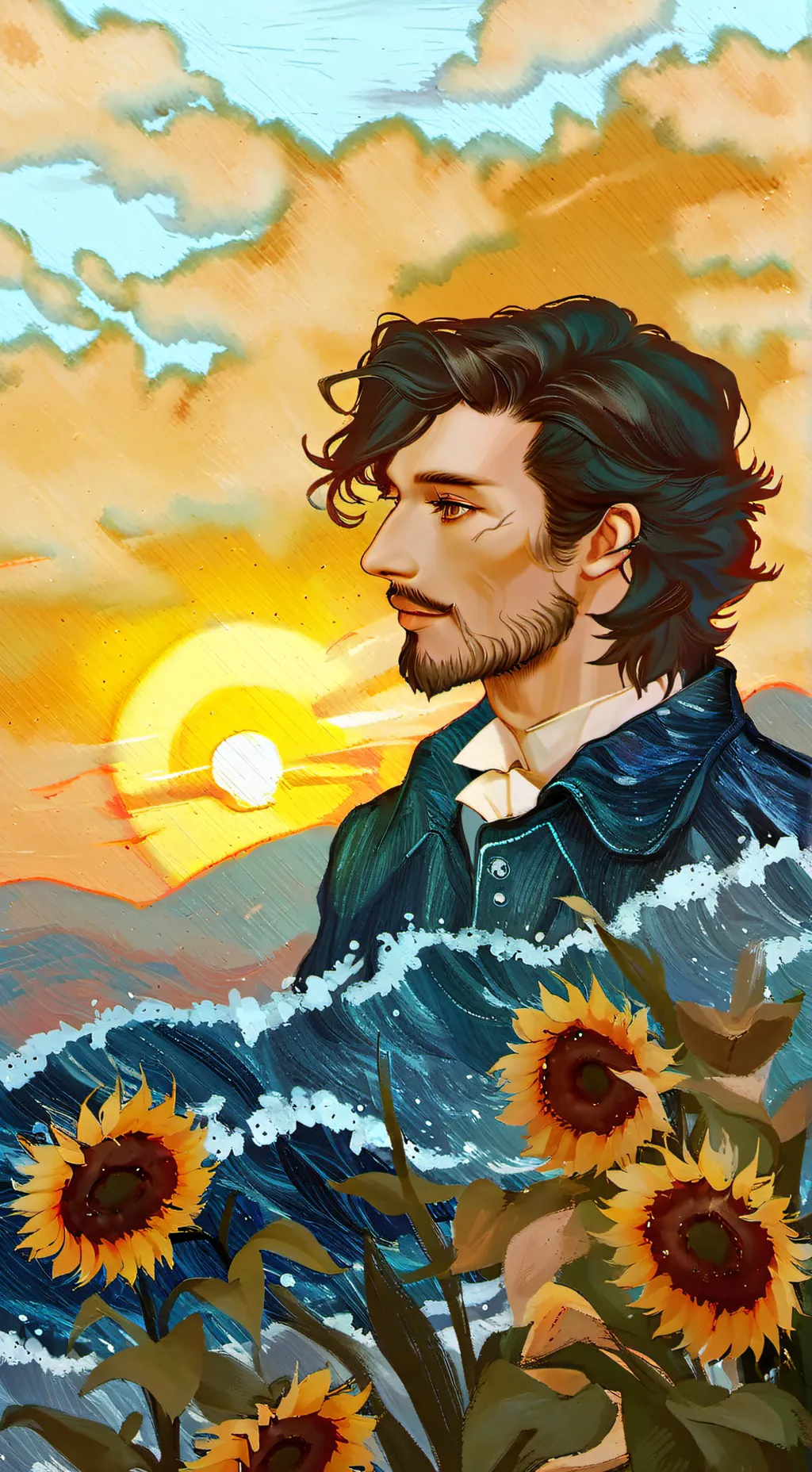 ai character: How come you?  background