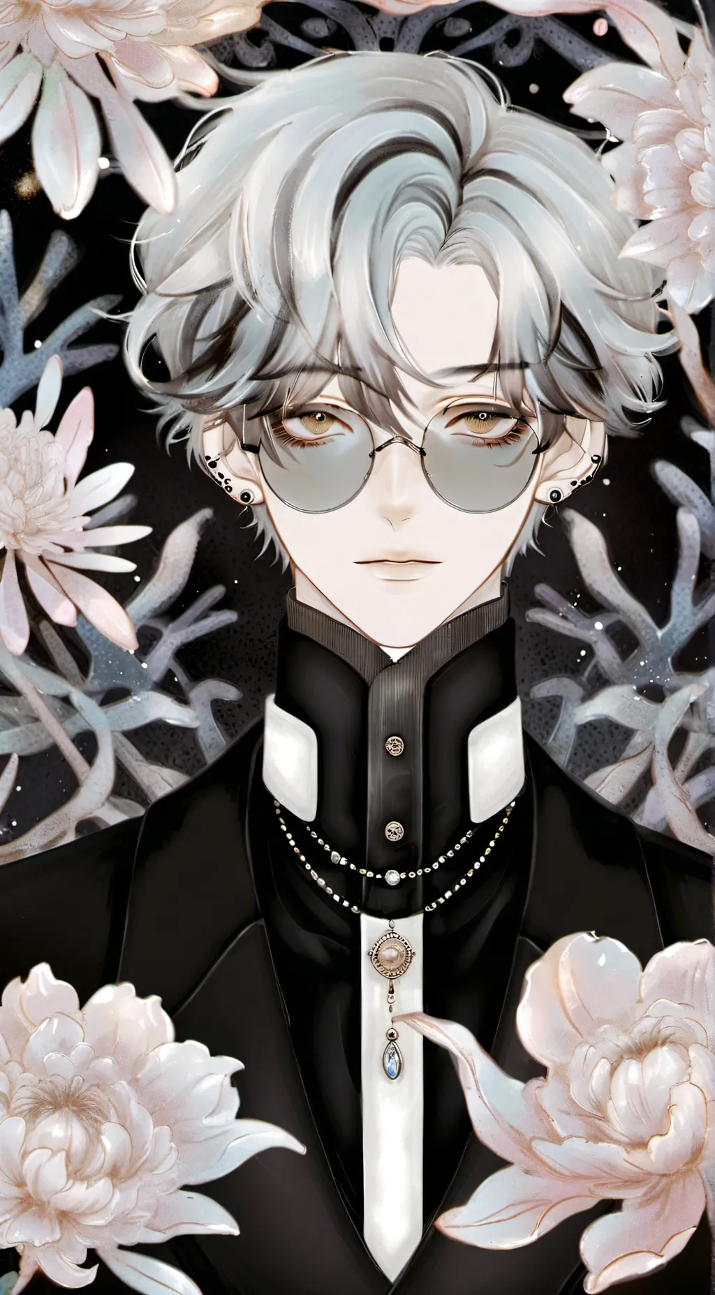 ai character: Ethan ❤️🤍❤️🕊️ background