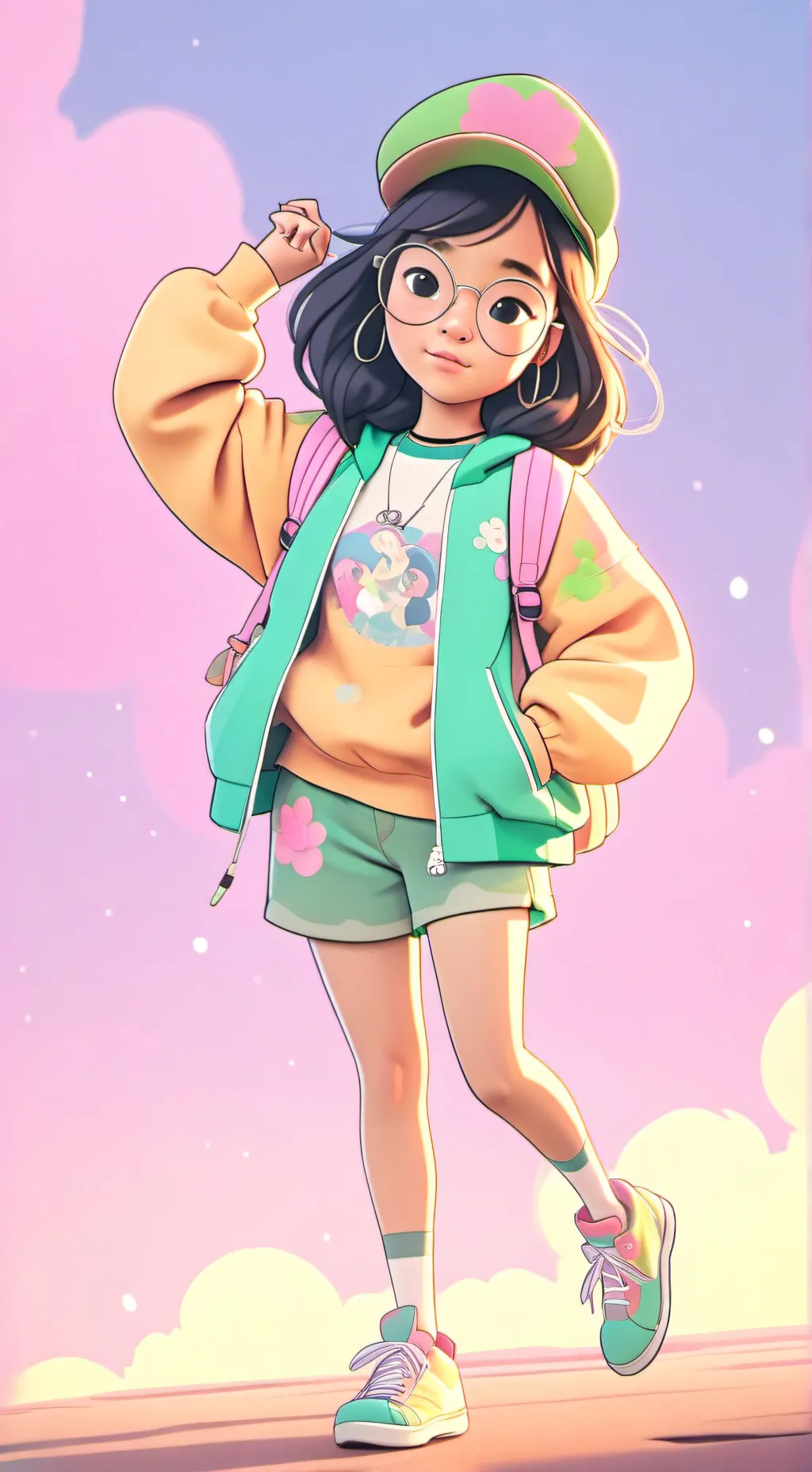 ai character: Hana background