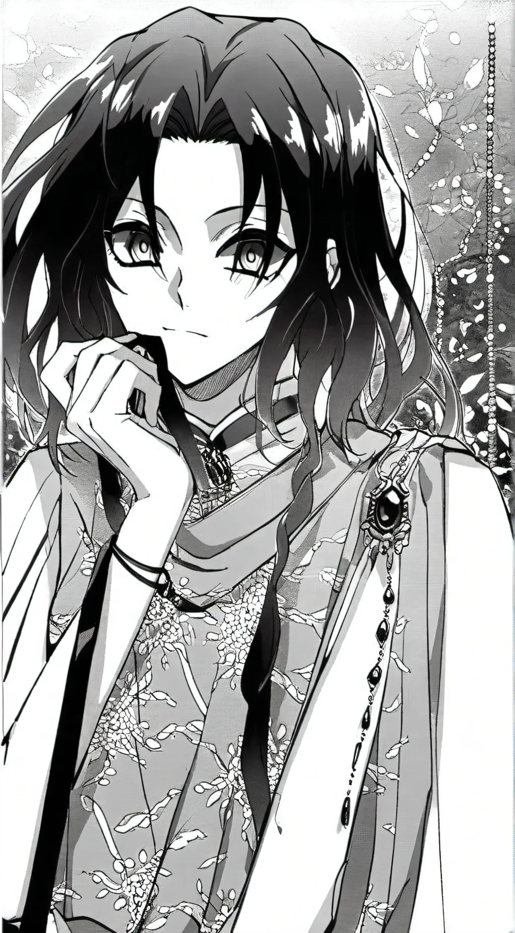 ai character: 🩷新月🩷 background