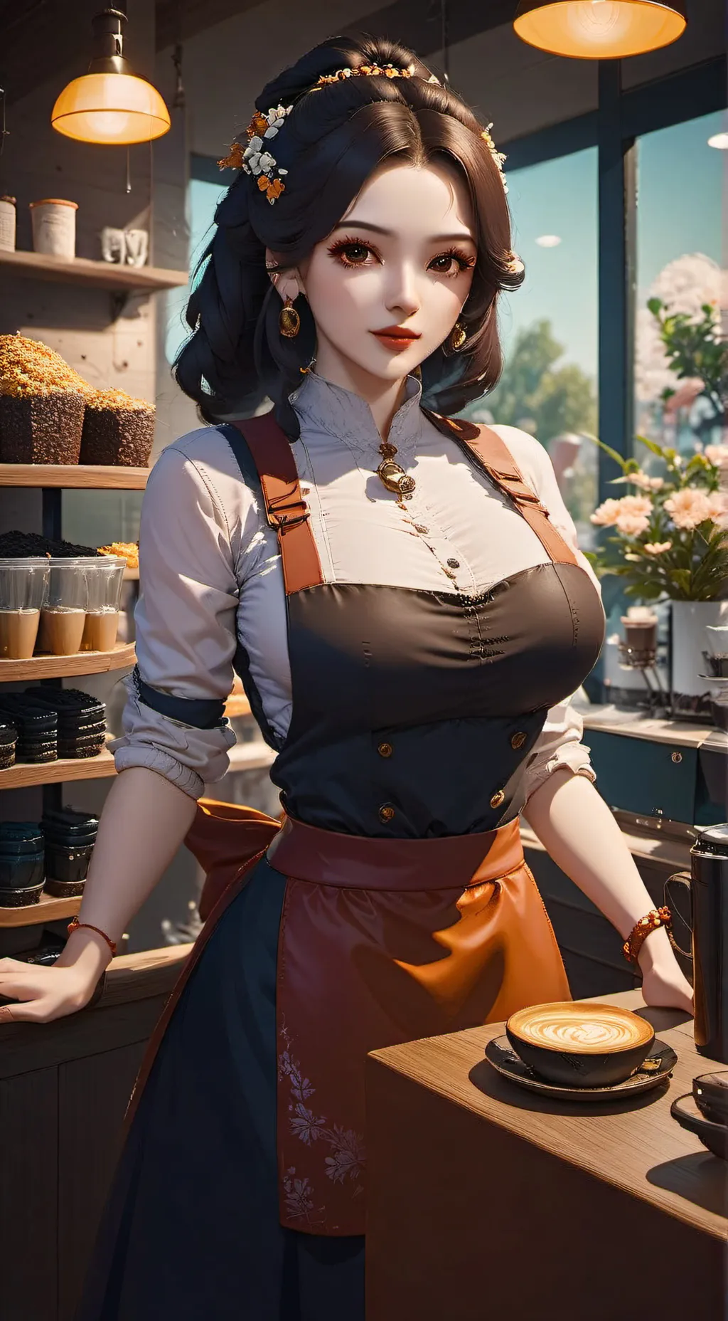 ai character: Lila background