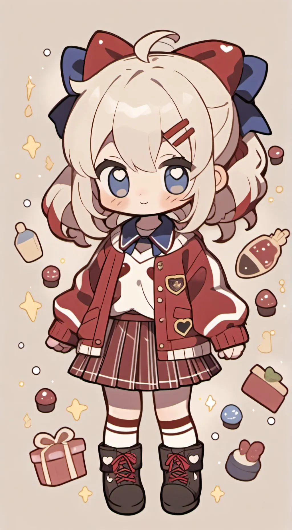 ai character: Valentine background