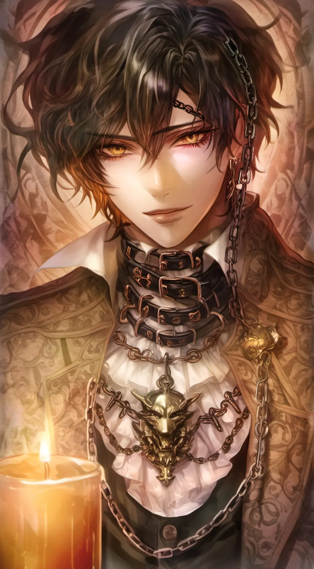 ai character: enemy's to lovers background