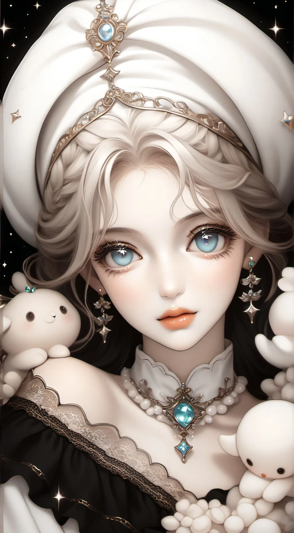 ai character: nabi♡♡♡ background