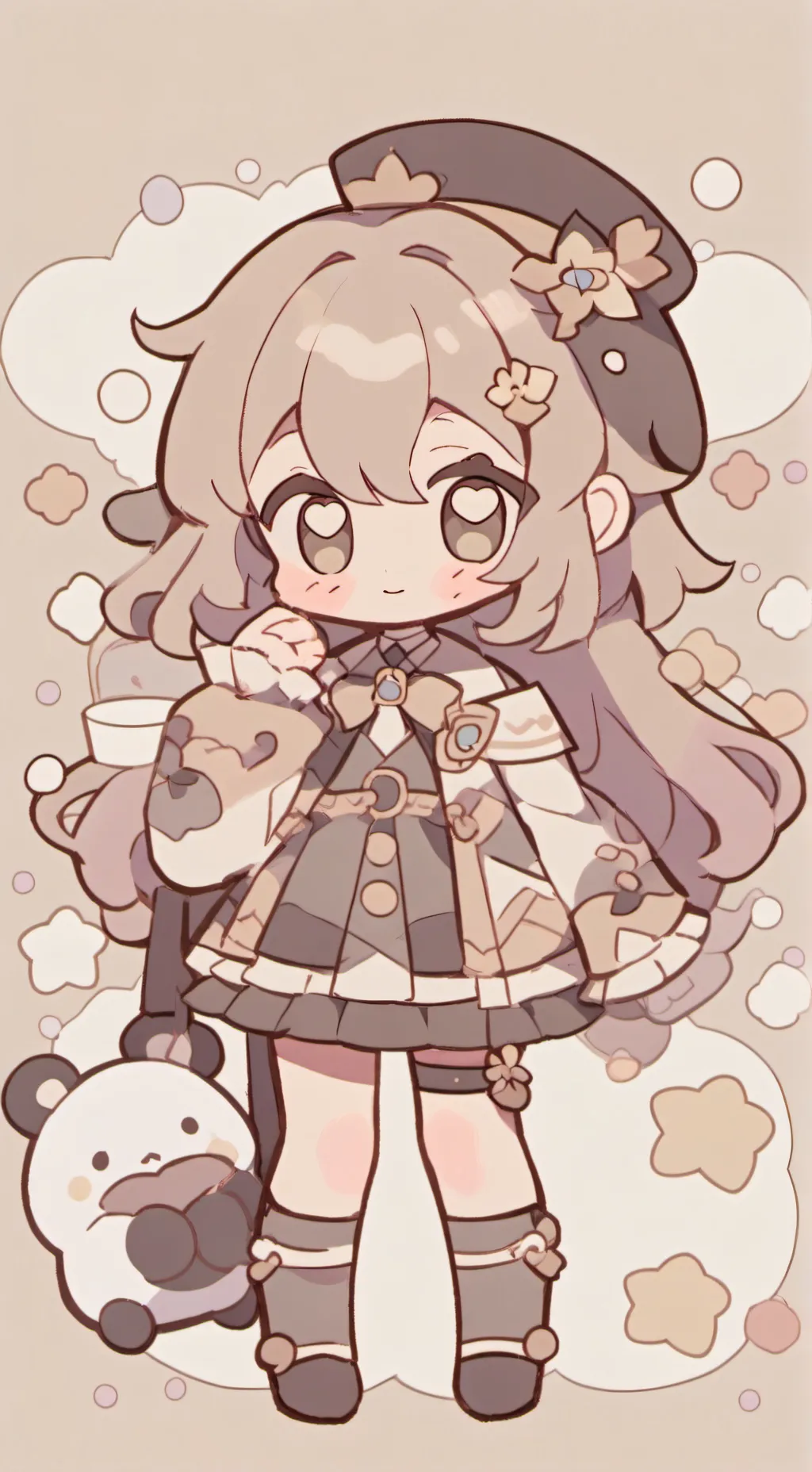 ai character: АМ-НЯМ background