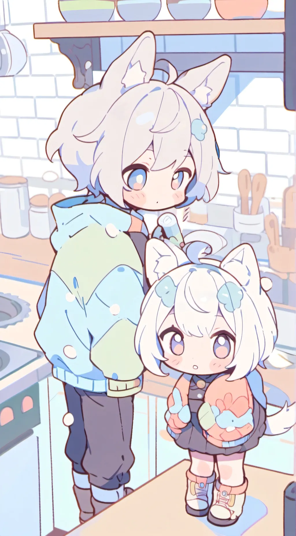 ai character: Clucky's meme 4 background