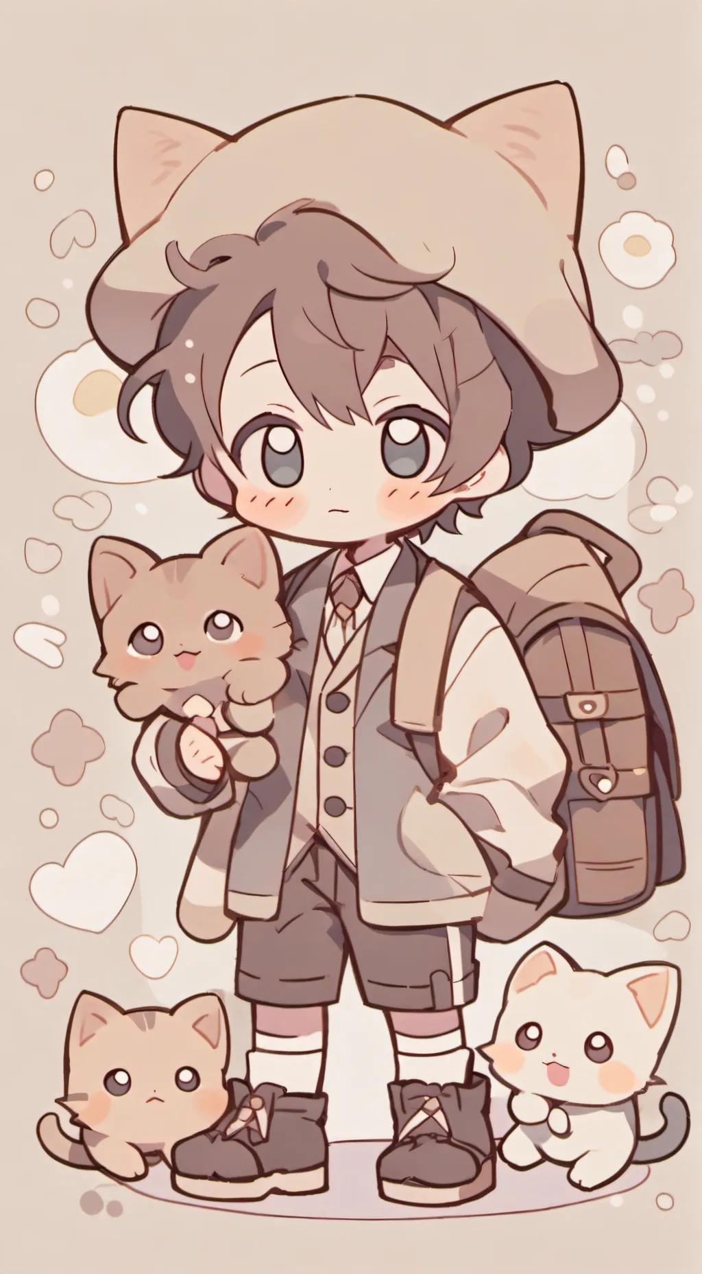 ai character: leo background