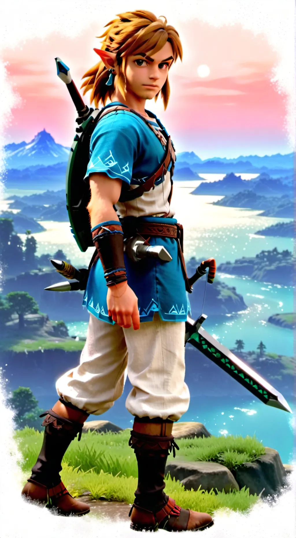 ai character: Link background