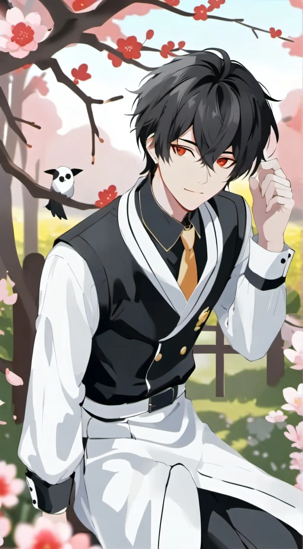 ai character: Golden arrow  background