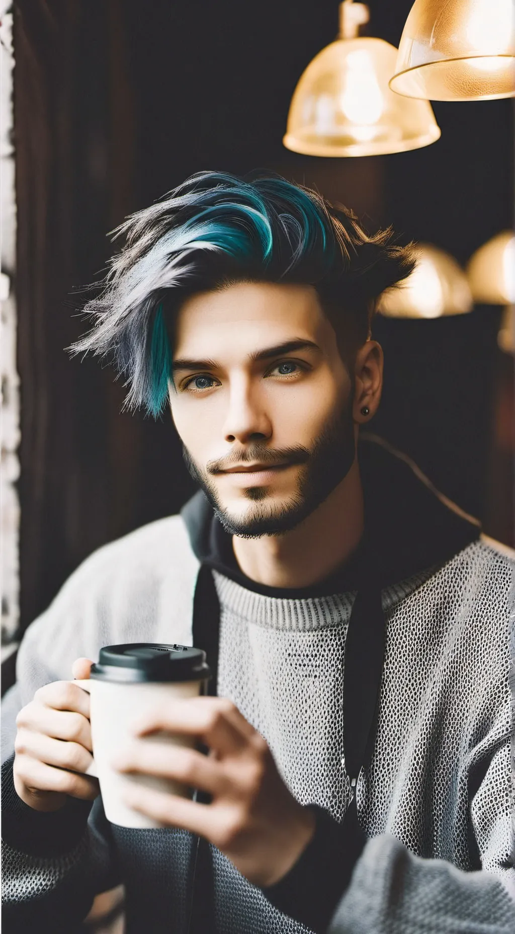 ai character: Trendsetting Viral Barista background