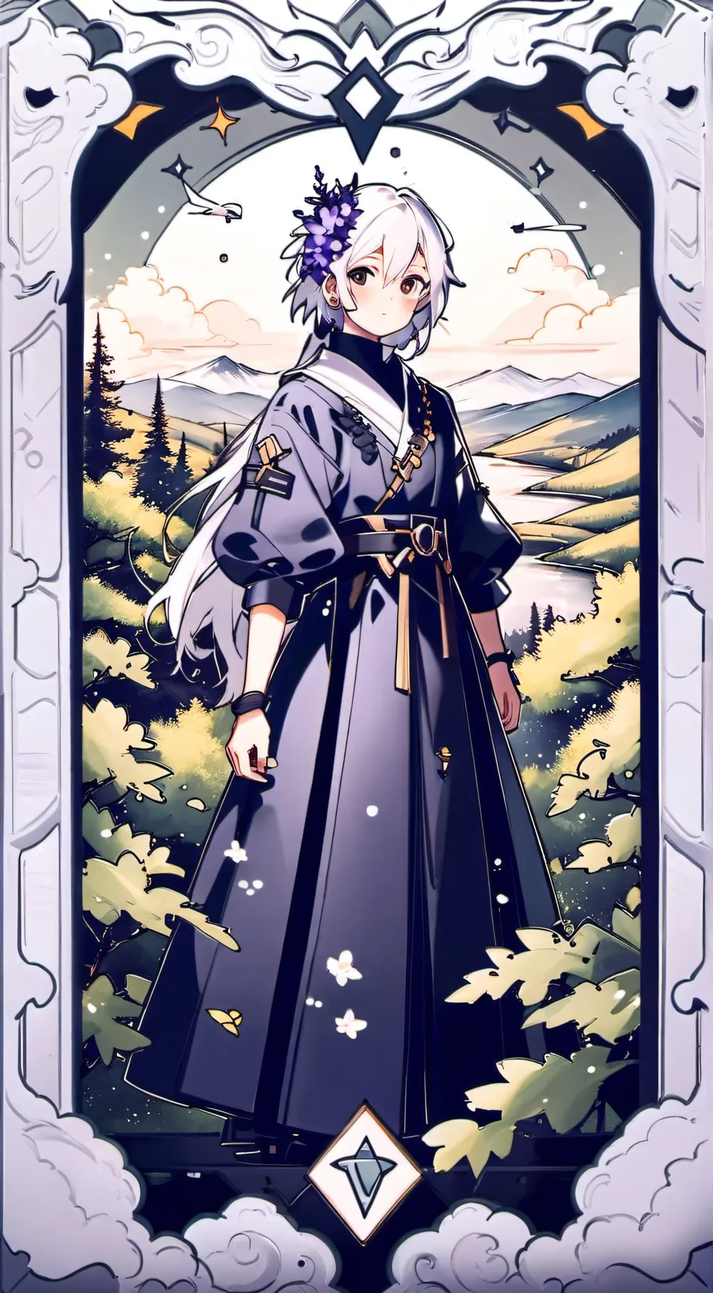 ai character: t/n x tanjiro🌷❤️ background