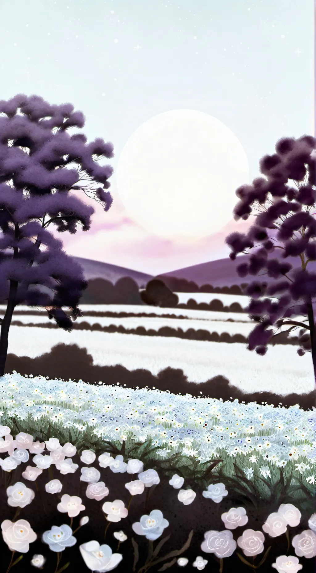 ai character: hello kitty  background