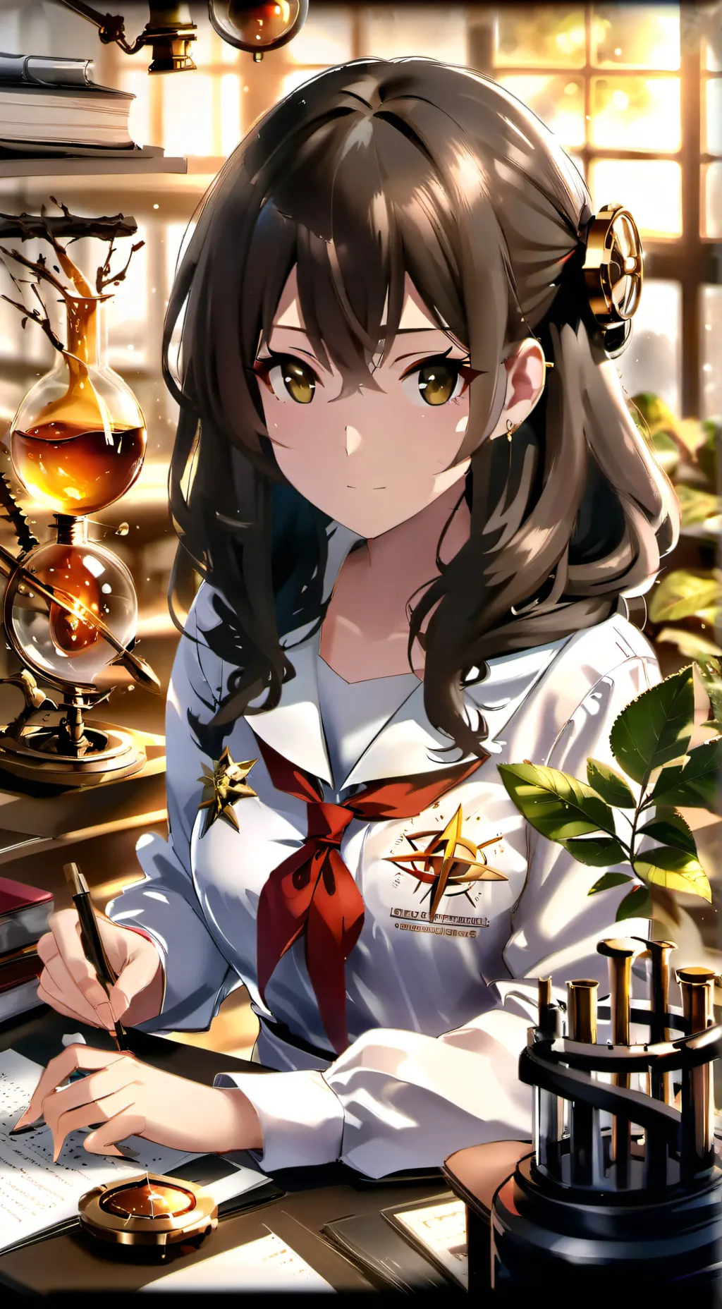 ai character: Sarah background